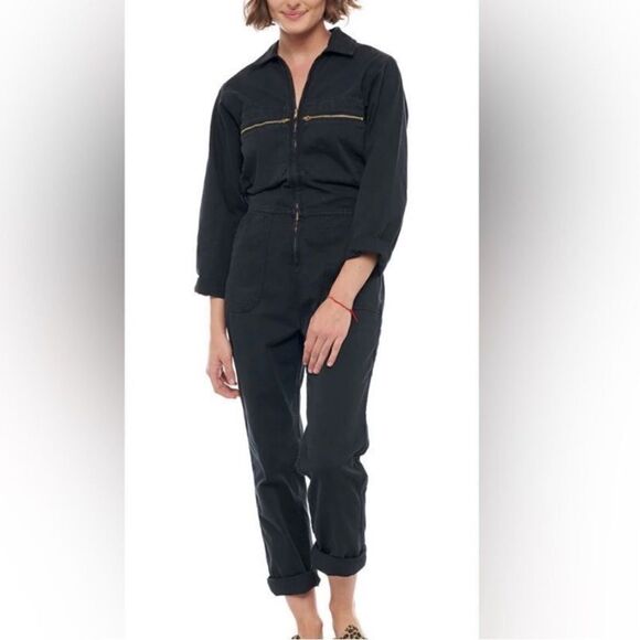 Sandrine Rose Black Jumper Size S FP Utility - Picture 1 of 8